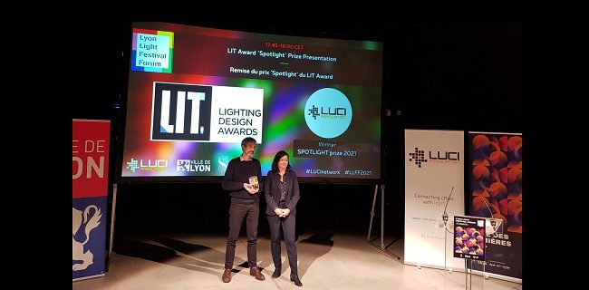 LUCI awarded 2021 Spotlight prize of the LIT Lighting Design Awards