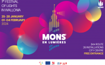 The city of Mons is organizing the first light festival in Wallonia